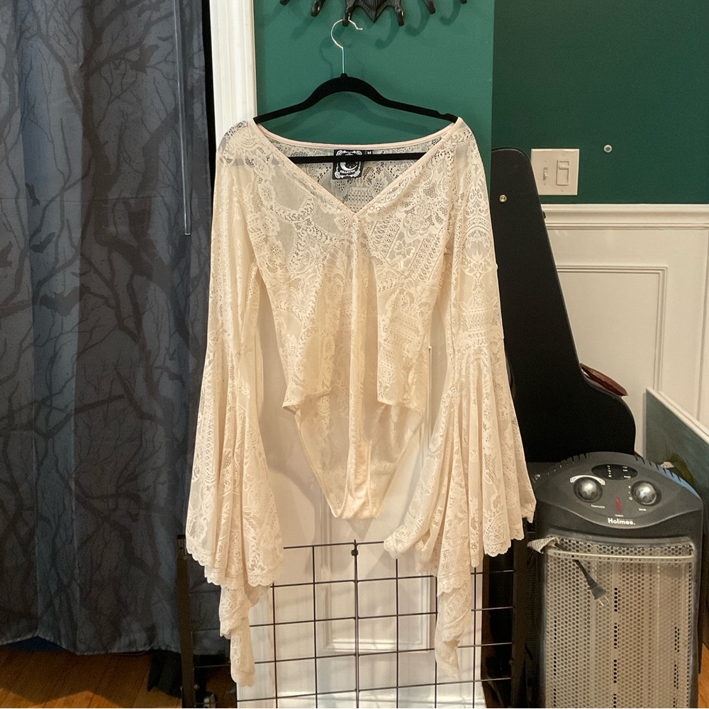 Killstar Ivory Lace Bodysuit